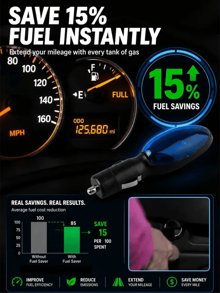 [Easy Installation] Car fuel-saving device